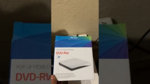 Pop-up mobile External DVD-RW disk drive