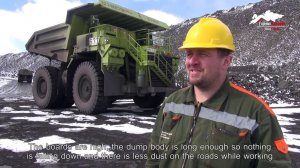 Карьерные самосвалы NHL NTE200 на проекте Нерюнгринский, Саха / СУБТИТРЫ