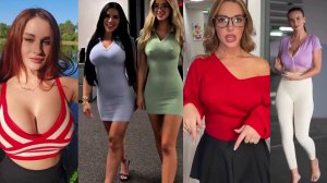 Huge Boobs / No Bra / Hard Nipples 18 - Big bank tiktok challenge ❤️ClipchampGirls 2025