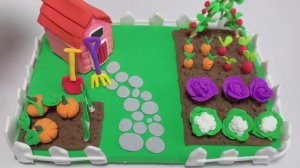 Лепим сад из пластилина своими руками! Как сделать миниатюрный овощной сад!