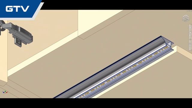 GLAX_торцевой профиль_Пример монтажа