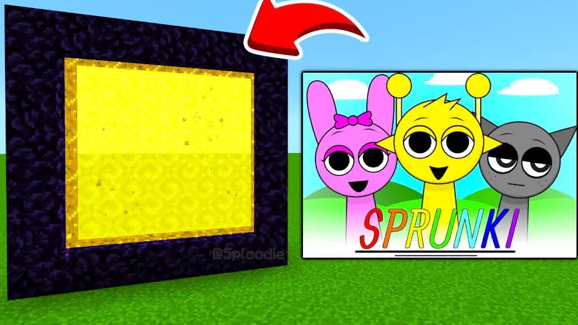 Как сделать Портал в Измерение СПРУНКИ в Майнкрафте смотреть онлайн