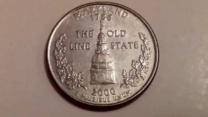 QUARTER DOLLAR 2000. МЕРИЛЕНД.