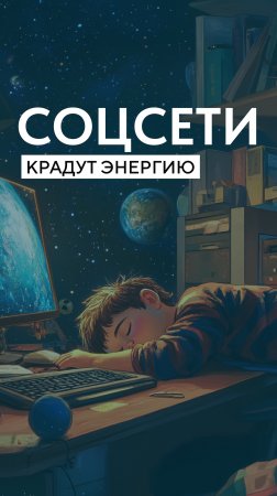 Соцсети крадут энергию