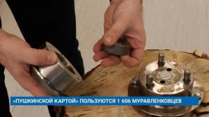 «ПУШКИНСКОЙ КАРТОЙ» ПОЛЬЗУЮТСЯ 1 606 МУРАВЛЕНКОВЦЕВ