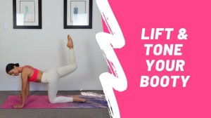 Move with Nicole - 10 MIN BOOTY BURN WORKOUT || At-home Pilates