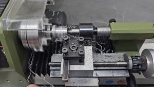 Proxxon FD150/E точение стали