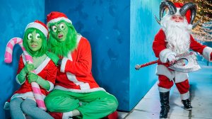 The Grinch and His Daughter Grinchette Prank Santa Claus! The Grinch Is Retiring!