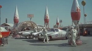 Sci-Fi Rocket Station A 1950s Future Vision  Midjourney & Hailuo AI   Animation