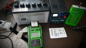 КУЛОН 720 + FURUKAWA BATTERY 105D31. Заряд аккумулятора. Нагрузочная вилка 480 А. Нормы mOm