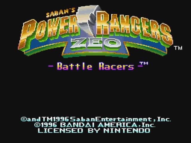 Power Rangers Zeo: Battle Racers (1996) [SNES]