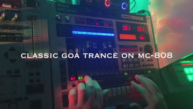 Vanderson - Oldschool Goa Trance Live on Roland MC-808 Groovebox