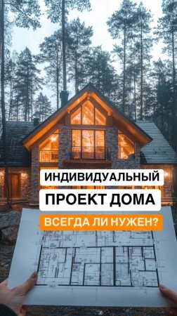 Всегда ли нужен индивидуальный проект дома?