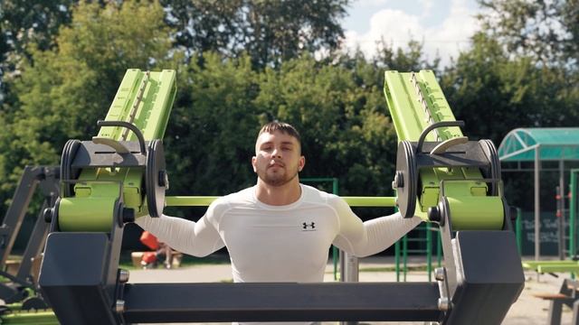 Power-1804  Уличный тренажер приседание с переменной нагрузкой ZAVODSPORTA