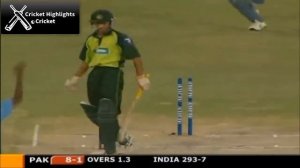 India vs Pakistan 5th ODI Match Samsung Cup 2004 Lahore - Cricket Highlights