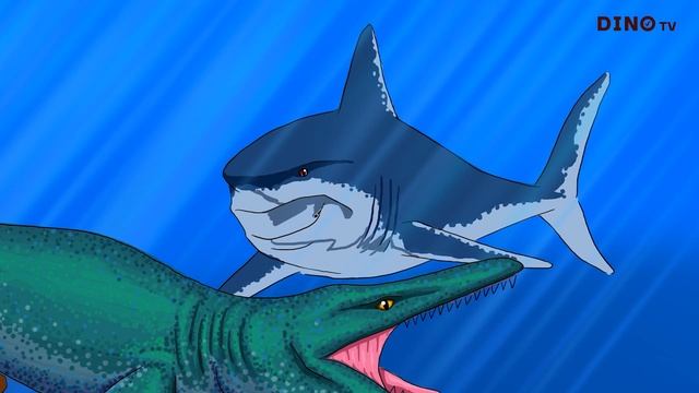 Drawing and Coloring Dinosaur Collection Mosasaurus Megalodon How to Draw Jurassic World Dinosaurs смотреть онлайн
