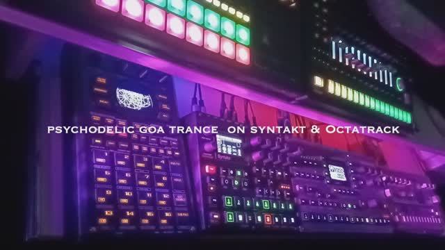 Vanderson - Psychodelic Goa Trance Jam on Elektron Syntakt & Octatrack + TD3 bassline