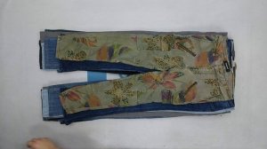 35542 Джинсы брендовые женские, 2пак, Pantaloon firmati 1/2, секонд (extra) оптом
