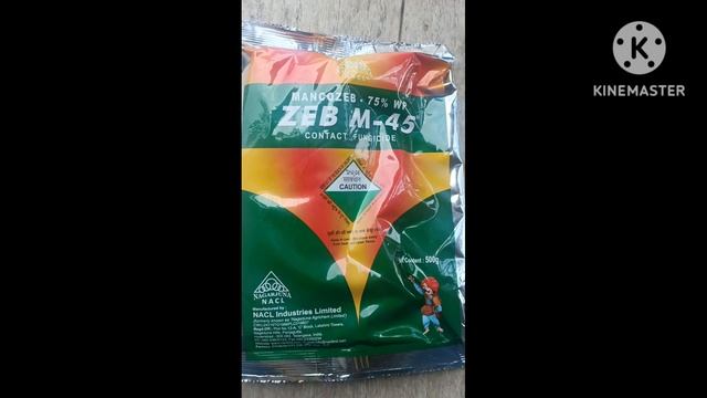 Nagarjuna | ZEB M - 45 | MANCOZEB - 75% WP | CONTACT FUNGICIDE | NACL | M -45 | #fungicides #m45