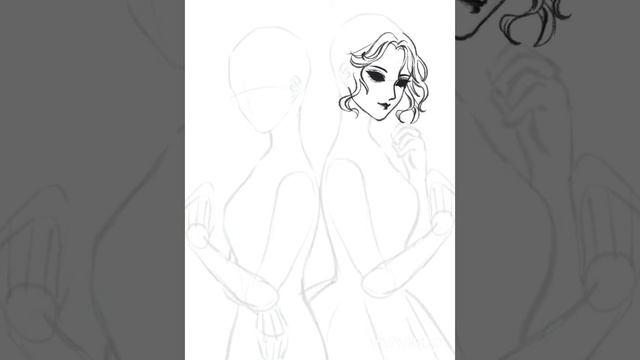 [Sketching] Madam Red & Geisha (Identity V fanart) - Drawing on Procreate [Lycometis]