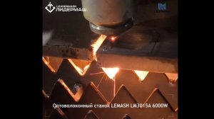 Станок лазерной резки листового металла LEMASH LM3015A 6000W  – поставлен, введен в эксплуатацию