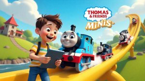 Паровозик Томас Мини | Строим рельсы и запускаем поезда! Развивающая игра для детей