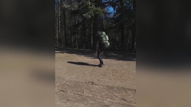 Рюкзак 100+20 литров с жестким каркасом