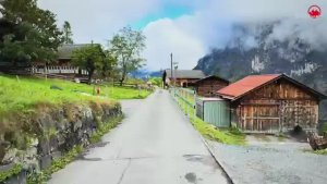 Жизнь в горной деревне Швейцарии🇨🇭Гиммельвальд, Альпийская долина в Швейцарии