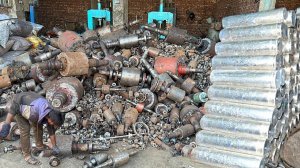 Внутренний Заводской процесс извлечения 99,9% чистого алюминия из старого сердечника ротора электрод