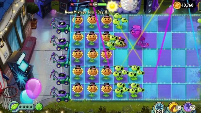 Plants vs Zombies 2: Reflourished | Neon Mixture Tour Day 11 смотреть онлайн