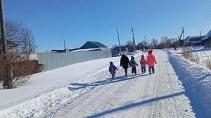 Будни нашей семьи.Прогулка с племянниками.