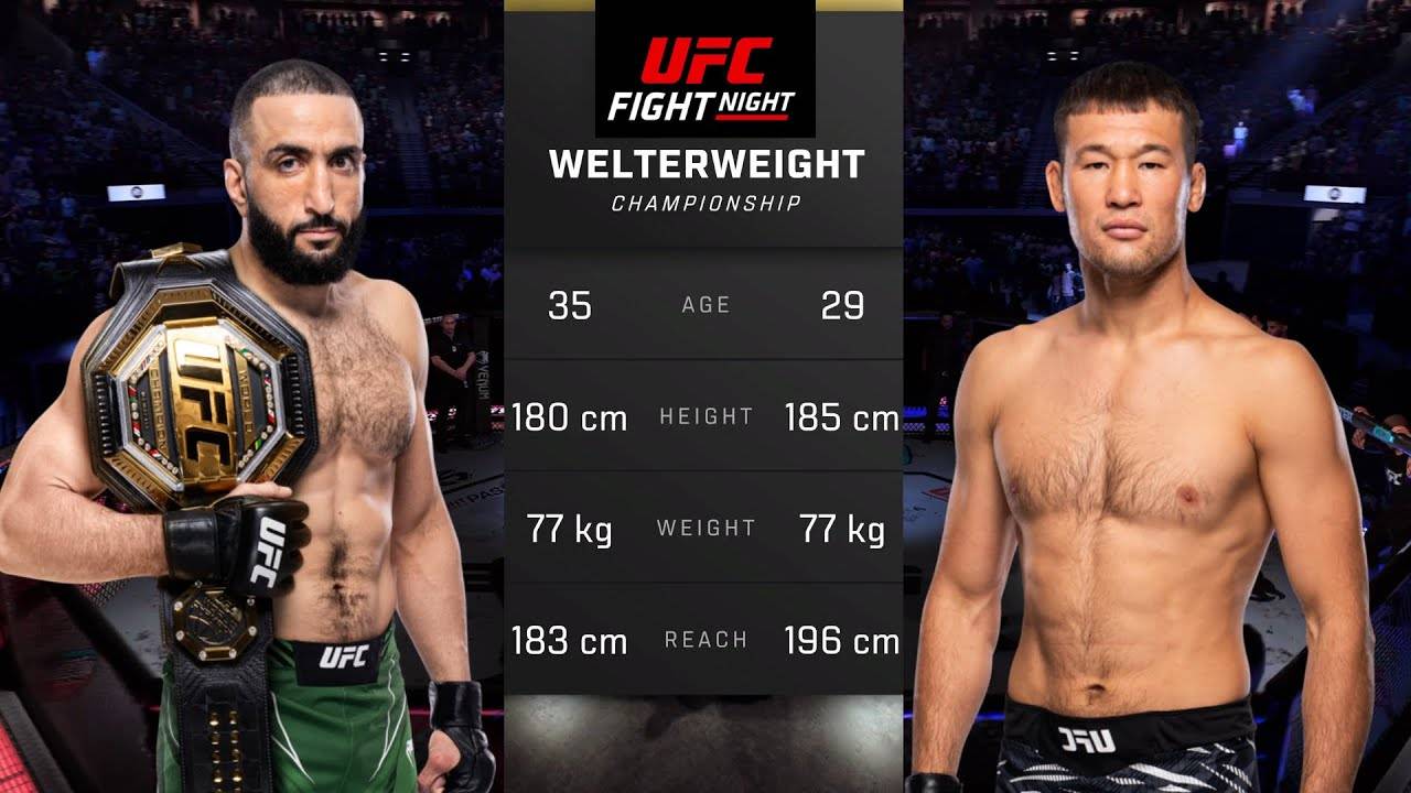 Белал Мухаммад против Шавката Рахмонова Полный бой - UFC 5