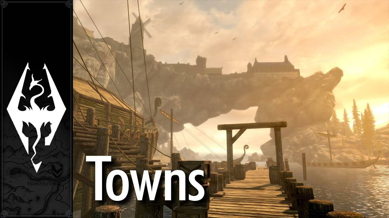 TES V Skyrim - Music & Ambience - Towns