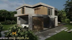 Загородный дом в стиле Хай Тек