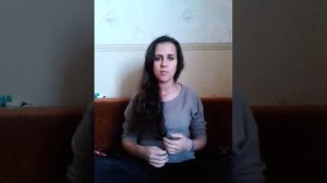 15 летняя девушка с красивым голосом читает рэп