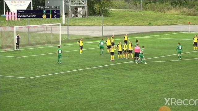 ЖФК"Томь"-ЖФК"Кузбасс-СШОР(Кемерово)-1:0Грл Валерия Тихонова смотреть онлайн
