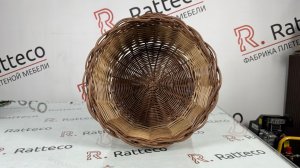 Мастер-класс. Бескаркасная корзина из ротанга