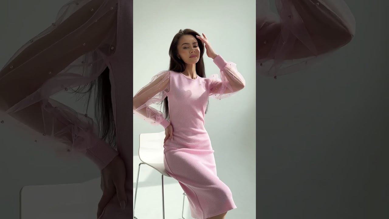 Платье "Россыпь жемчуга"розовое #dress #розовоеплатье #outfitideas  #fashionstyle #fashion #clothing