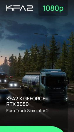 Euro Truck Simulator 2 | KFA2 X GeForce RTX 3050 Black | 1080p (Full HD) разрешение