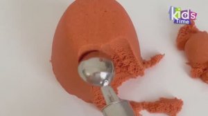 Играем вместе детишками! Кинетический песок! - 2 -   Мультики для детей