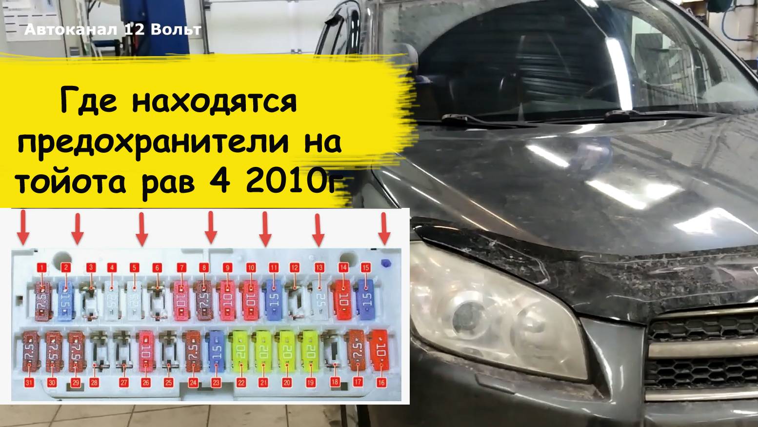 Блок предохранителей Toyota Rav4 третьего поколения