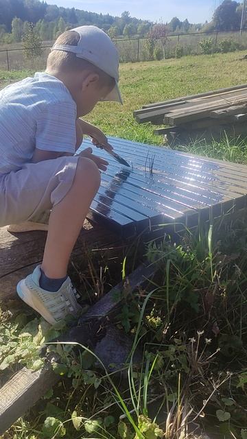 √1. Череночник. Красим сваи.