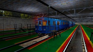 Запуск 81-703 (ешка) из состояния депо. Garry-s Mod режим Metrostroi