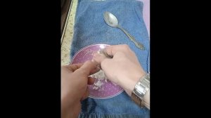 Чистка монет из серебра. Собственный способ.