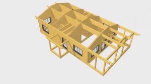 3D-модель, обзор с чердачным перекрытием