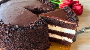 Торт Шоколадный бархат любимый десерт для сладкоежек! 🍫🍰