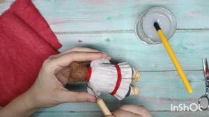 Ватный мишка: украшаем рубашку поясом и создаём орнамент