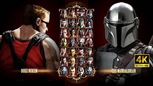 Duke Nukem in the Mortal Kombat Komplete Edition on the PC Expert in 4K