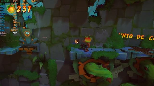 Crash Bandicoot 4: It's About Time AMD FX 8320/8350 HD 7850/r7 370 2g Benchmark  MSI Afterburner