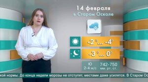 Погода в Старом Осколе на 14 февраля